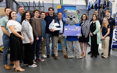 Group photo with Financial Plus and Kettering University staff and students.